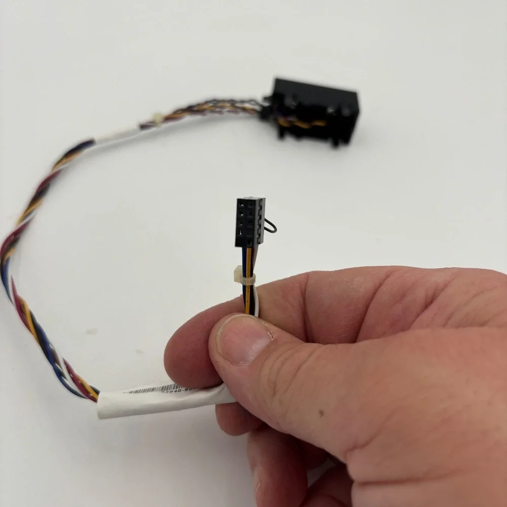Dell Power Button Switch Cable Desktop N110H Black Good Internal Wire Harness